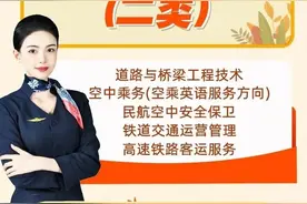 炽热的青春从不后退我们在空乘和铁乘等你—单招考试二类介绍图片