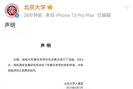 陈春花承认博士学位未被认证，向北大提出辞职申请图片