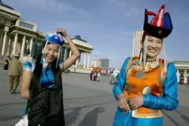 建在草原上的城市，蒙古首都乌兰巴托图片