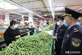 担心“口水蚕豆”？带你突击检查盘龙农贸市场图片