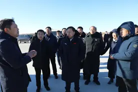 中央宣传部分管日常工作的副部长王晓晖到科右中旗调研图片