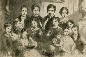 连体人也能结婚生子？邦克兄弟娶了亲姐妹花，诞育了22个孩子图片