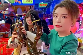 被称为龙宫终结者，顿顿海鲜龙虾大闸蟹，嘉之派夫妇什么来头？图片