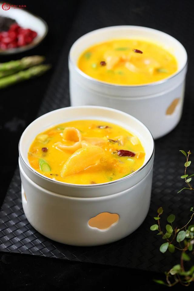 金汤五谷煮花胶柳 金汤五谷杂粮烩花胶