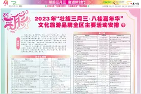 2023年“壮族三月三·八桂嘉年华”文化旅游品牌全区主要活动安排图片