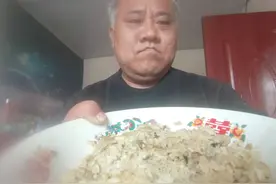 城子坦小银鱼炒鸡蛋，吃出美妙的一天图片