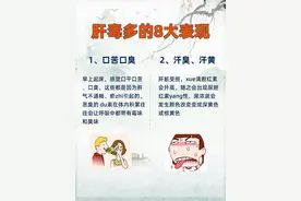 肝毒多的8个信号，看看自己中了几个？图片