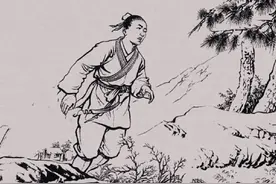 民间故事：剃头匠到寡妇家干活，见其冬日不穿衣，他悄悄拿出剪刀图片