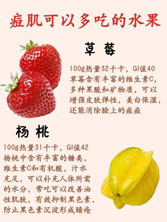 八种水果痘痘肌肤可以多吃，越吃痘越少