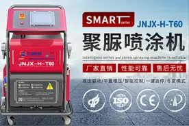 养殖舍彩钢棚顶部聚氨酯发泡机 保温隔热图片