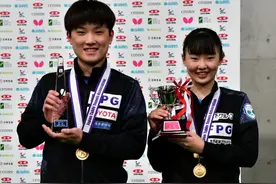 张本家族收获喜讯！兄妹二人同日夺冠，张本智和、张本美和笑开颜图片