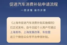 上海市促进汽车消费补贴实施细则正式发布（附申请条件问答）图片