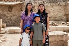 33岁不丹王后怀三胎了！带俩王子在约旦旅游，圆滚滚的孕肚醒目图片