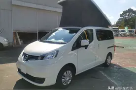 日产NV200升顶房车，内部两张大床睡4人，低于2米方便地库停车图片