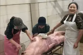 杀猪女屠夫月入3万，买房买奔驰，为何农村屠夫多不能长寿，咋了图片