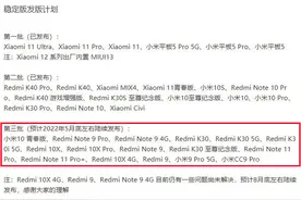 十多款小米老手机升级MIUI13稳定版，唯独这两款不支持图片