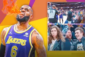 现场球迷曝：詹姆斯和球迷冲突全程，不止一个人这么骂他图片