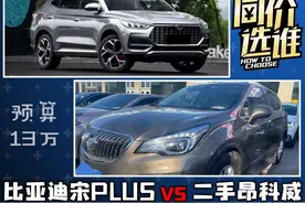 同样价格怎么选：宋PLUS还是二手昂科威图片