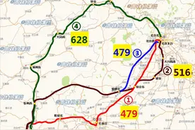 北京至太原坐高铁将有四条线路，哪条线路可以控制在2小时以内？图片