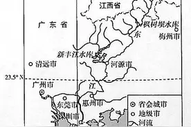珠江第三大水系——东江图片