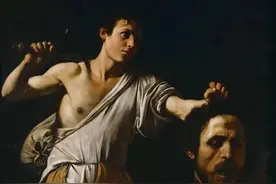 手提歌利亚头颅的大卫图片