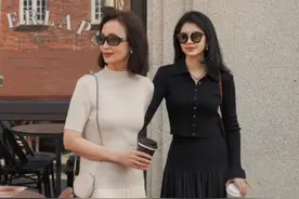 又被“三木母女”的初秋穿搭惊艳了，这4套搭配模板，优雅又气质图片