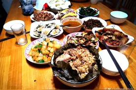 江西表姐5年来第一次回娘家，山东姑爷看到年夜饭，直言吃不下图片