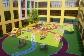 幼儿园环创丨秋野游园会！就在这个幼儿园里图片