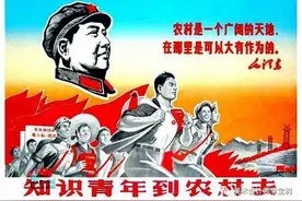 知识青年上山下乡宣传画图片