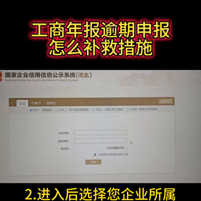 个体四季度申报逾期了怎么办，工商年报逾期申报怎么补救的 配图01