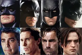 遮面的蝙蝠侠加上脸盲的你在六任“蝙蝠侠”中你认得出几个？图片