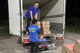 德邦快递助力无锡阳山水蜜桃大卖，次日达时效解决桃农难题图片