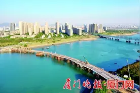 “环东之眼”渐渐亮起来！同安新城景观慢行桥东段有望明年4月完工图片
