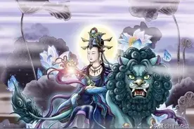 哪个菩萨的坐骑是老虎？图片