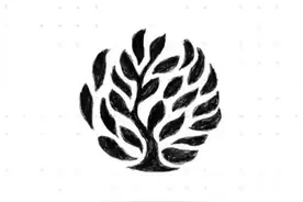 logos：挺拔的大树！一组力量感十足的大树元素标志设计图片