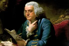 他是美国的开国元勋，起草《独立宣言》，创办大学，外交斡旋图片