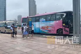 星海湾跨海大桥通公交巴士了！图片
