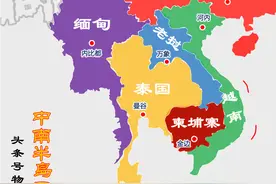 我国与中南半岛五国铁路通道全图：越南/老挝/柬埔寨/泰国/缅甸图片