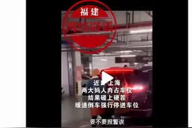 上海两位大妈人肉占车位被强行顶开？汤加重现山爆视频？消息不实图片