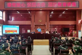 玉门市人武部开展征兵政策暨国防教育进校园活动图片