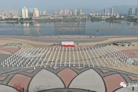 全民健身日，清徐500太极人展演图片