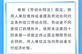 劳动合同到期，单位不予以续签，要向劳动者支付经济补偿金吗？图片