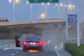 首例！宝马i3电动车，试驾时突然自燃！4S店回应：线路故障图片