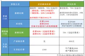 湖南城乡居民和灵活就业医保报销待遇有什么区别！附对比一览表！图片