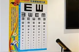 孩子近视后看视力表自然提升视力成功！图片