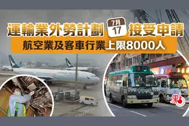 刚刚！香港宣布招8000人！下周一起接受申请，涉及航空业及客车行业图片