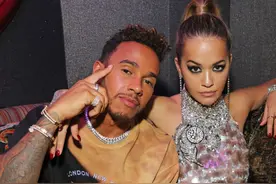 F1“车王”刘易斯汉密尔顿，作为超模收割机，他不输C罗、小李子图片