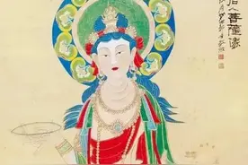 张大千先生佛图图片