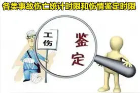 各类事故伤亡统计时限和伤残鉴定时限图片