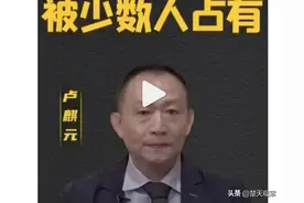 卢麒元：杠杆形成的资本利得被少数人占有，数万亿美元转往国外图片